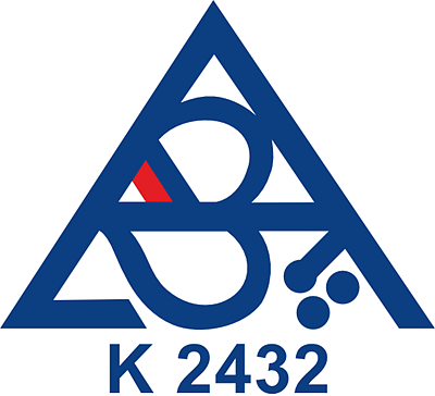 Kalibrační značka ČIA – akreditovaná kalibrační laboratoř K 2432